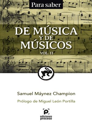 cover image of De música y de músicos Volume II